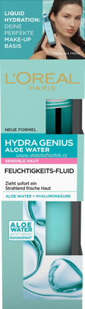 L'ORÉAL PARiS Gesichtsfluid Hydra Genius, Feuchtigkeit, sensible Haut, 70 ml