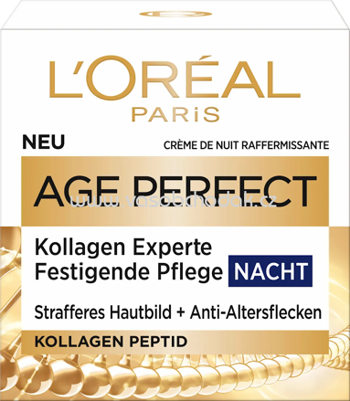 L'ORÉAL PARiS Nachtcreme Age Perfect Pro-Kollagen Experte, 50 ml