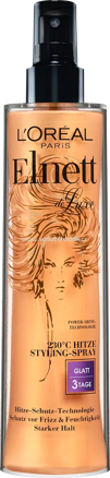 L'ORÉAL PARiS Elnett Stylingspray Hitzeschutz 3 Tage Glatt, 170 ml