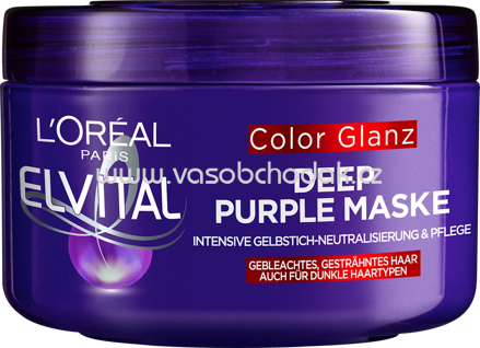 L'ORÉAL PARiS ELVITAL Haarkur Color Glanz Purple, 250 ml