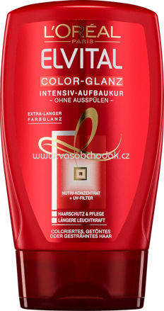 L'ORÉAL PARiS ELVITAL Haarkur Intensiv-Aufbaukur Color-Glanz, 125 ml