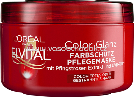 L'ORÉAL PARiS ELVITAL Haarmaske Color Glanz, 250 ml