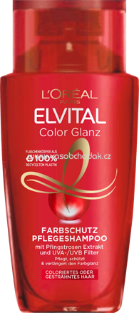 L'ORÉAL PARiS ELVITAL Shampoo Color Glanz Reisegröße, 90 ml