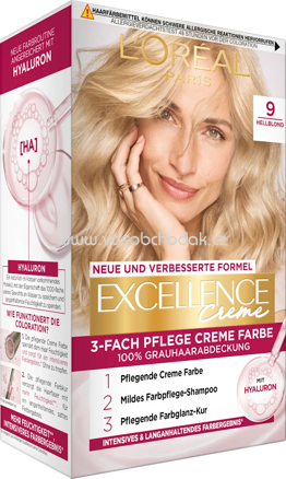 L'ORÉAL PARiS EXCELLENCE Creme Haarfarbe 9 Hellblond, 1 St