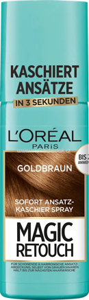 L'ORÉAL PARiS MAGIC RETOUCH Ansatzspray Goldbraun, 75 ml