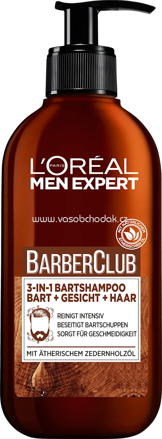 L'ORÉAL PARiS MEN EXPERT Bartshampoo Barber Club 3in1, 200 ml