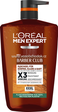 L'ORÉAL PARiS MEN EXPERT Duschgel Barber Club, 1.000 ml