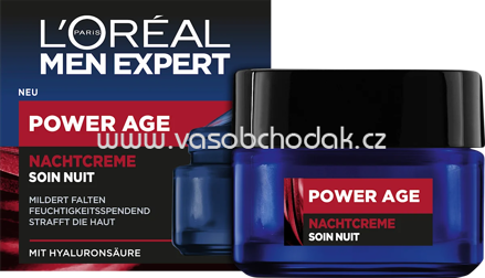 L'ORÉAL PARiS MEN EXPERT Nachtcreme Power Age, 50 ml