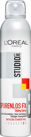 L'ORÉAL PARiS STUDIO LINE Haarspray Spurenlos FX, ultra starker Halt, 250 ml
