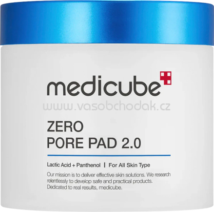 medicube Gesichtsreinigungstücher Zero Pore Pad 2.0, 70 St