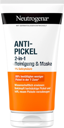 Neutrogena Anti Pickel Gesichtsmaske 2in1, 150 ml