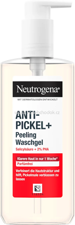 Neutrogena Anti Pickel Peeling Cleanser AHA/PHA/BHA, 200 ml