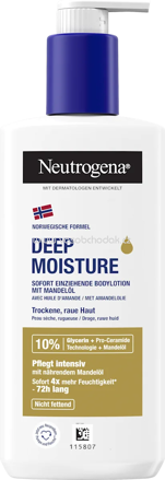 Neutrogena Bodylotion Deep Moisture Mandelöl, 250 ml