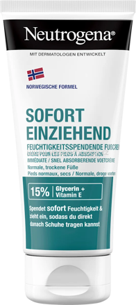 Neutrogena Fußcreme sofort einziehend für trockene Haut, 100 ml