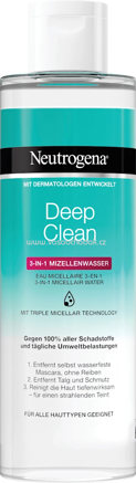 Neutrogena Mizellenwasser Deep Clean 3in1, 400 ml