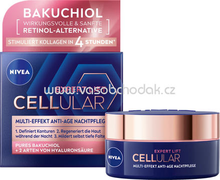 NIVEA Anti Age Nachtcreme Cellular Expert Lift, 50 ml
