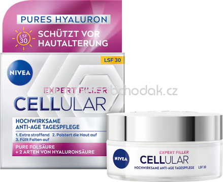 NIVEA Gesichtscreme Anti Age Cellular Expert Filler LSF 30, 50 ml