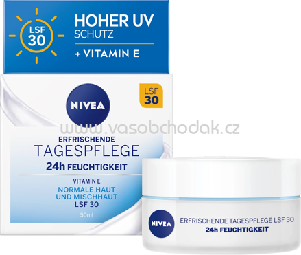 NIVEA Gesichtscreme erfrischend LSF 30, 50 ml