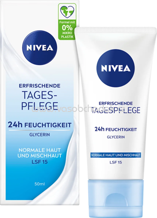 NIVEA Gesichtscreme Essentials erfrischend LSF 15, 50 ml