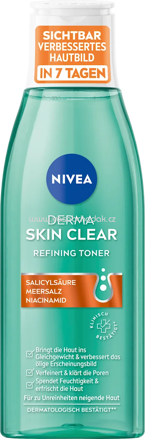 NIVEA Gesichtswasser Derma Skin Clear, 200 ml