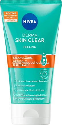 NIVEA Peeling Derma Skin Clear, 150 ml
