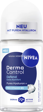 NIVEA Antitranspirant Deo Roll-on Derma Control Defend, 50 ml