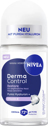 NIVEA Antitranspirant Deo Roll-on Derma Control Restore, 50 ml