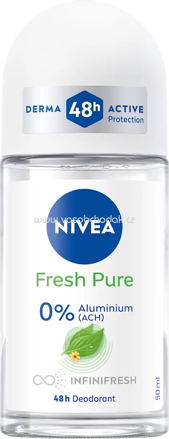 NIVEA Deo Roll-on Fresh Pure, 50 ml