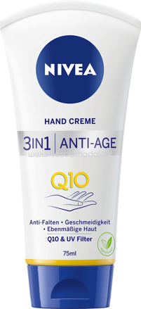 NIVEA Handcreme 3in1 Anti-Age Q10, 75 ml