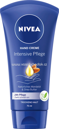 NIVEA Handcreme intensive Pflege natürliches Mandelöl und Sheabutter, 75 ml