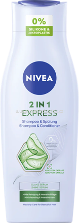 NIVEA Shampoo & Conditioner 2in1 Express Pflege, 400 ml