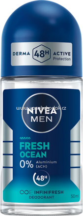 NIVEA MEN Deo Roll-on Fresh Ocean, 50 ml