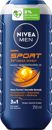 NIVEA MEN Duschgel Sport 3in1, 250 ml