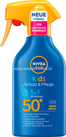 NIVEA SUN Sonnenspray Kids Schutz & Pflege, LSF 50+, 250 ml