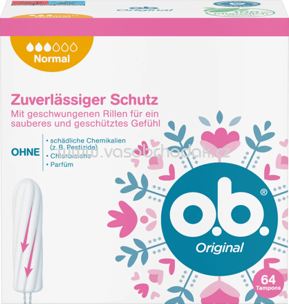 o.b. Tampons Original Normal, 64 St