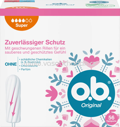 o.b. Tampons Original Super, 56 St