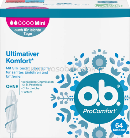 o.b. Tampons ProComfort Mini, 64 St