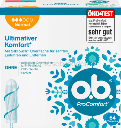 o.b. Tampons ProComfort Normal, 64 St