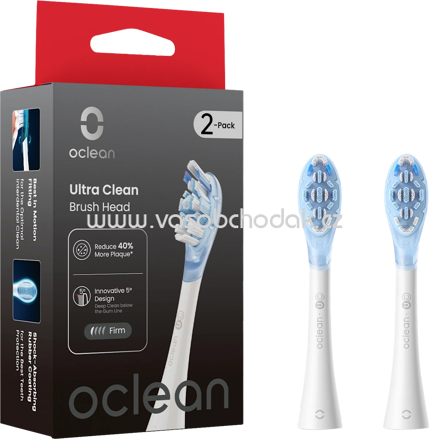 Oclean Aufsteckbürsten Ultra Clean weiß, 2 St
