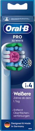 Oral-B Aufsteckbürsten PRO 3D White, 4 St
