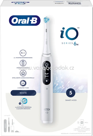 Oral-B Elektrische Zahnbürste iO Series 6 White, 1 St