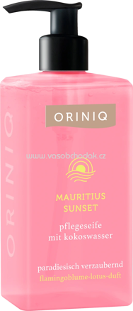 ORINIQ Flüssigseife Mauritius Sunset mit Kokoswasser, 300 ml
