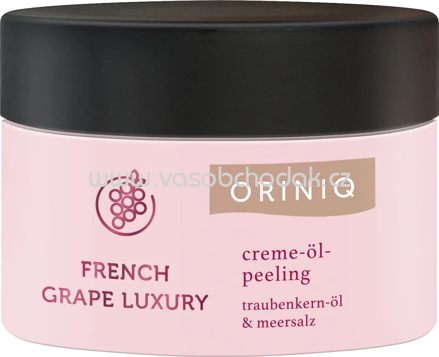 ORINIQ Körperpeeling Creme-Öl-Peeling French Grape Luxury, 250 g