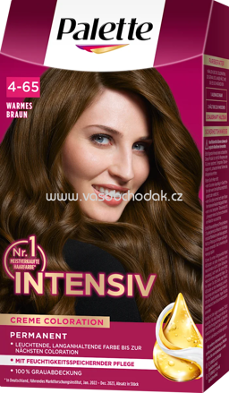 Palette Intensive Color Creme Haarfarbe 4-65 Warmes Braun, 1 St