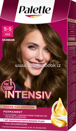 Palette Intensive Color Creme Haarfarbe 5-5/655 Goldbraun, 1 St