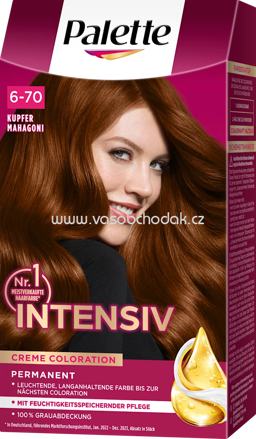 Palette Intensive Color Creme Haarfarbe 6-70 Kupfer Mahagoni, 1 St