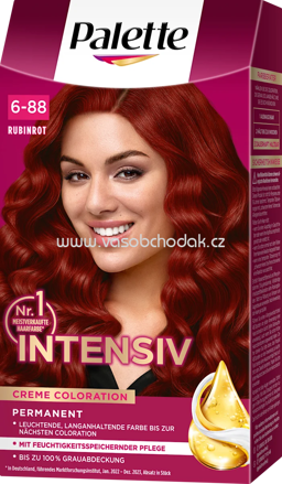 Palette Intensive Color Creme Haarfarbe 6-88 Rubinrot, 1 St