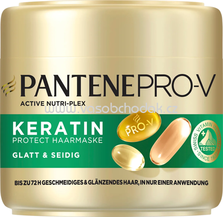 PANTENE PRO-V Haarmaske Keratin Protect, Glatt & Seidig, 300 ml