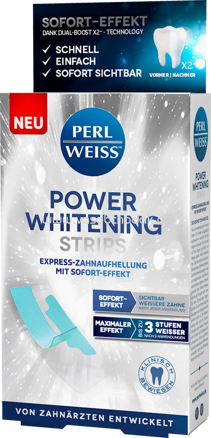 Perlweiss Bleaching Power Whitening Strips, 10 St