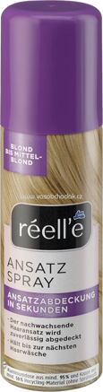 réell‘e Ansatzspray Blond bis Mittelblond, 75 ml
